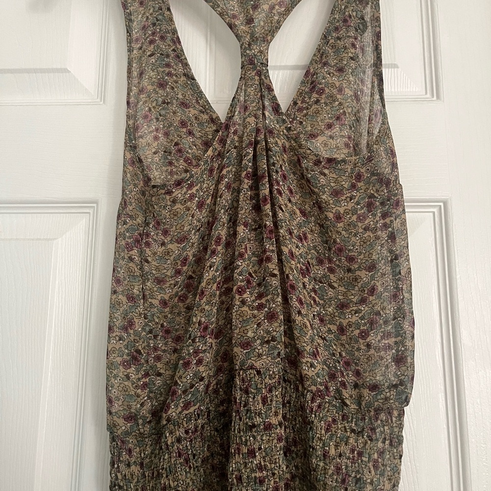 American Rag Floral Print Tank Top - Multicolor